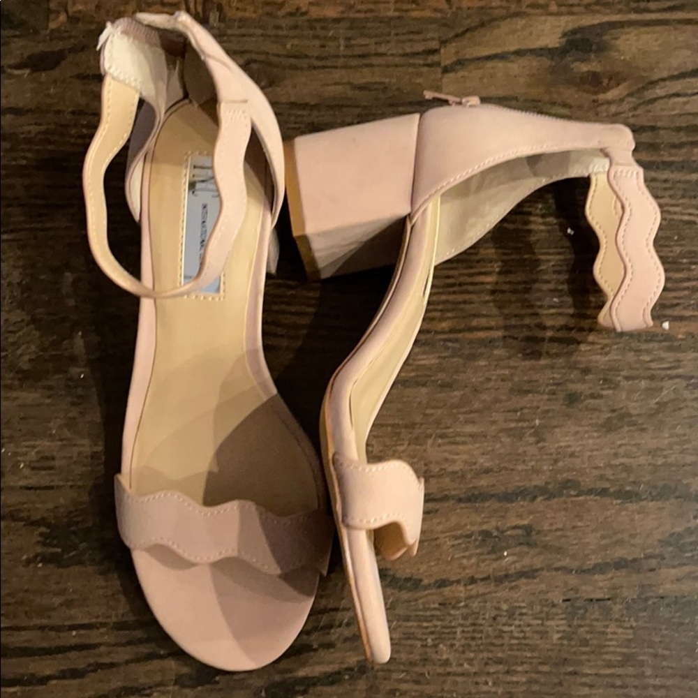 INC International concepts  pink suede sandals